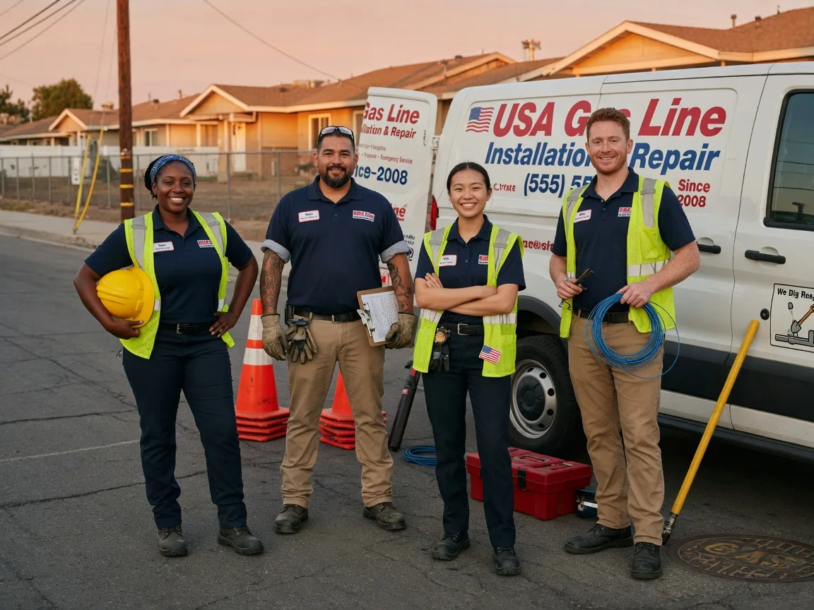 Gas Line Installation company in Como, TX